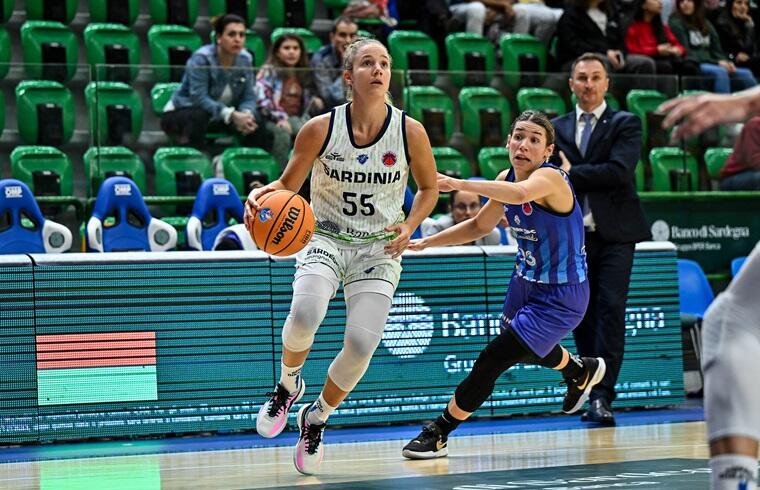 Anna Togliani durante Dinamo Banco di Sardegna Sassari - TARR KSC Szekszard | Foto Foto L.Canu / Ciamillo-Castoria