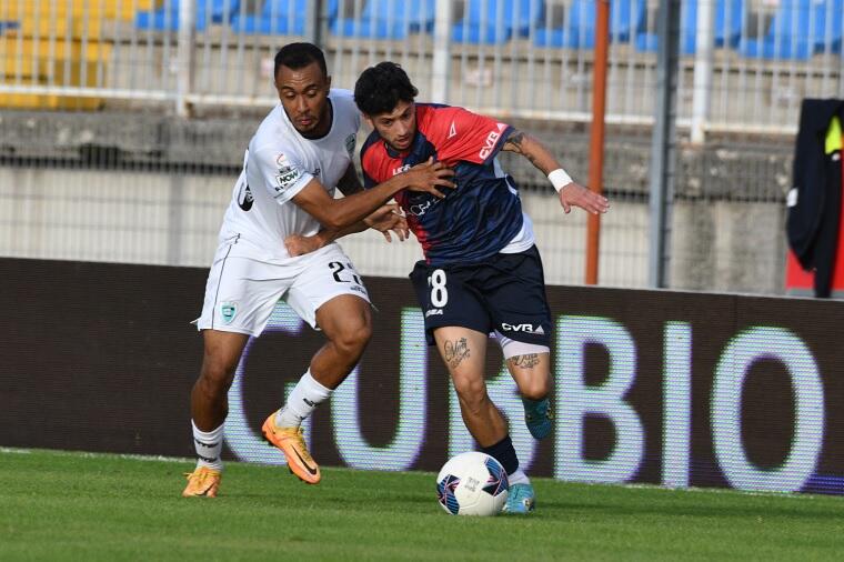 Christian Arboleda in azione durante la sfida contro il Gubbio | Foto AS Gubbio 1910