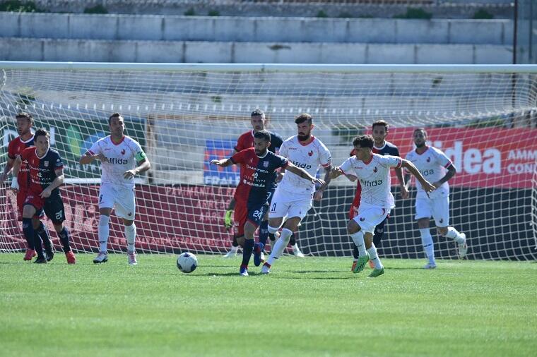 Daniele Giorico durante Torres- Lucchese | Foto Alessandro Sanna