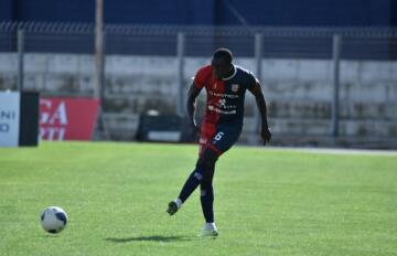 Kalifa Kujabi durante Torres-Pontedera | Foto Alessandro Sanna