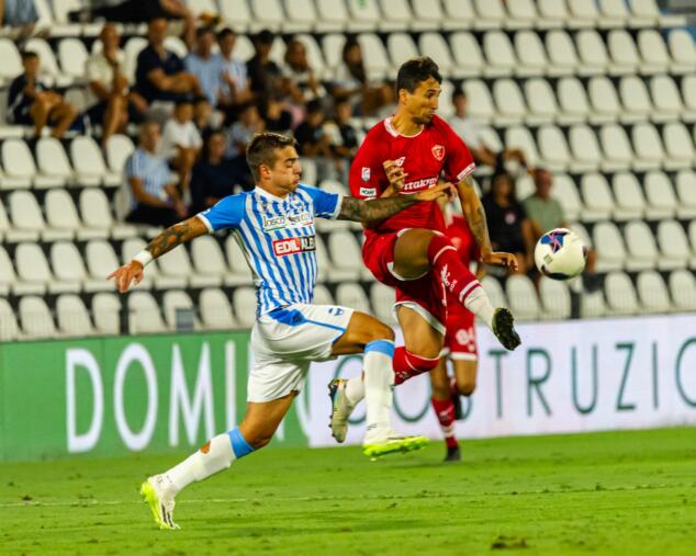 Ryder Matos, ex Fiorentina e Udinese, in azione con la maglia del Perugia | Foto Nicolò Farina