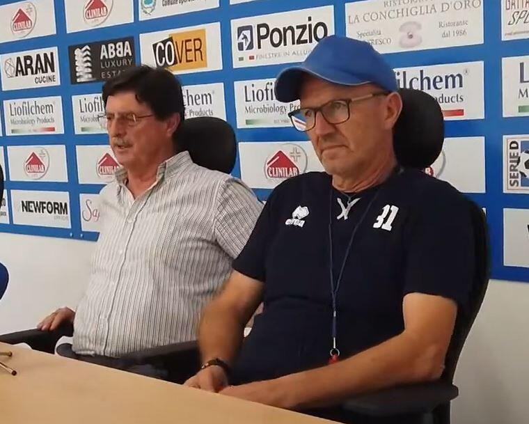 Presidente Brocco e Amaolo allenatore Pineto