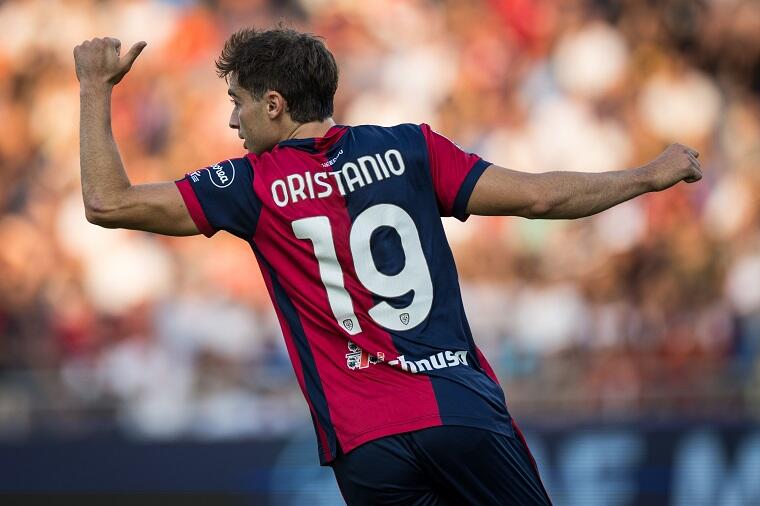 Gaetano Oristanio durante Cagliari-Roma | Foto Valerio Spano