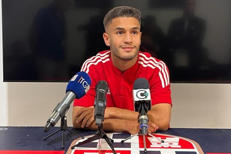 Il giocatore della Torres Ayman Sanat