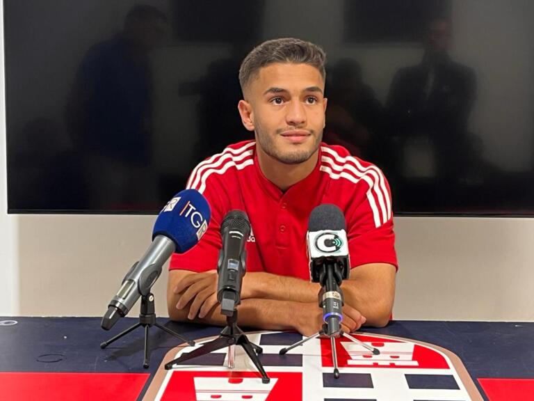 Il giocatore della Torres Ayman Sanat