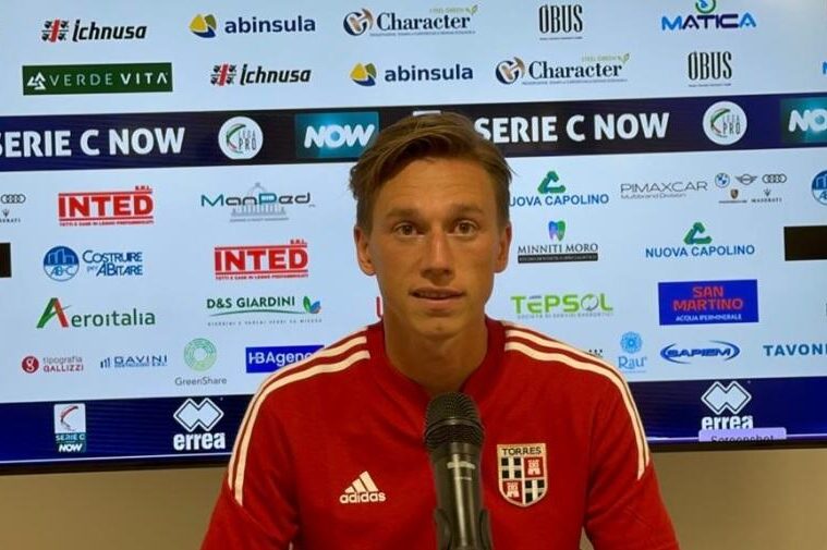 Manuel Fischnaller, giocatore della Torres