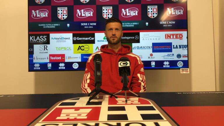Paolo Dametto in conferenza stampa dopo Torres-Pontedera