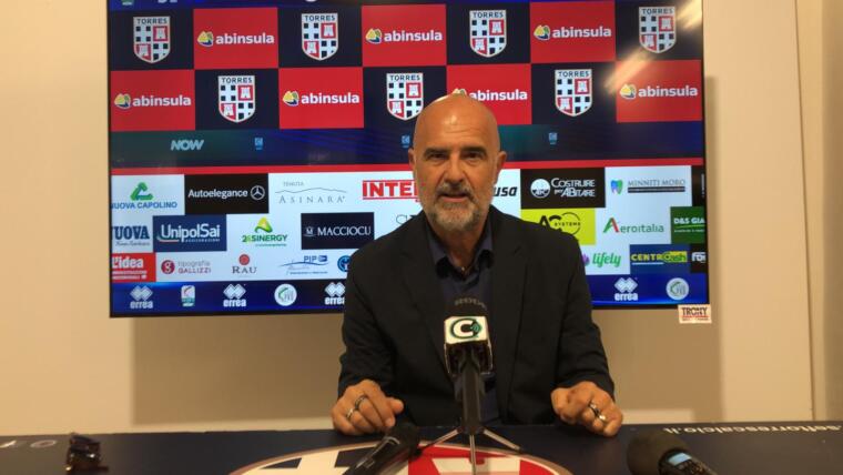 Max Canzi in sala stampa dopo Torres-Pontedera