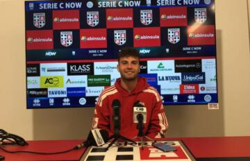 Francesco Ruocco (Torres) in sala stampa | Foto Centotrentuno