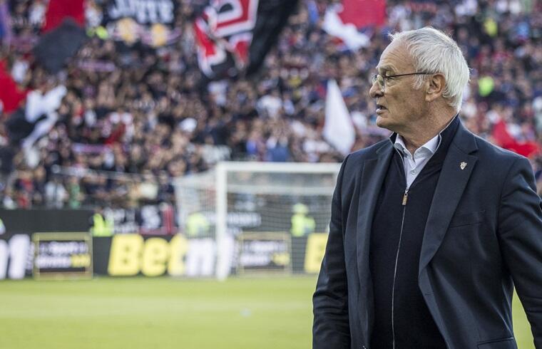 Claudio Ranieri durante Cagliari-Genoa | Foto Valerio Spano