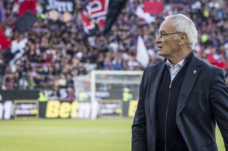 Claudio Ranieri durante Cagliari-Genoa | Foto Valerio Spano