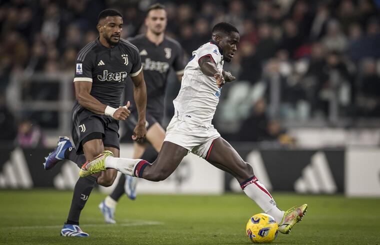 Zito Luvumbo in Juventus-Cagliari | Foto Valerio Spano