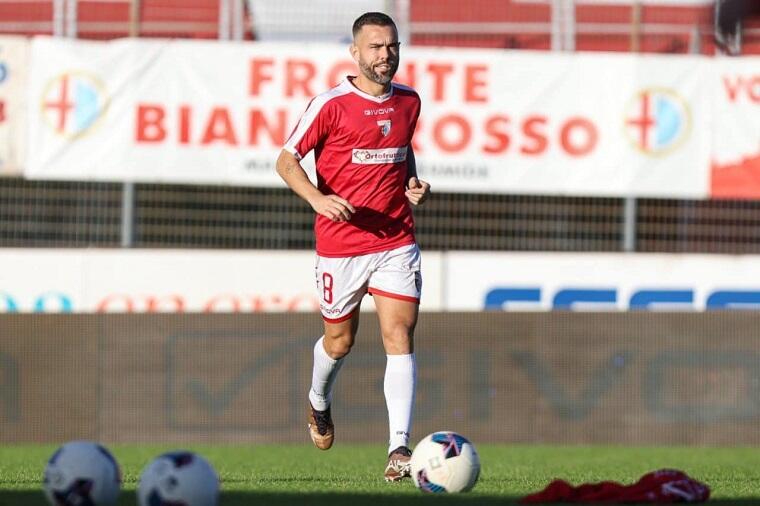 Salvatore Burrai, giocatore del Mantova | Foto Facebook Mantova