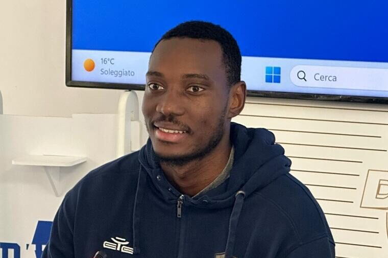 Stéphane Gombauld, giocatore della Dinamo Sassari