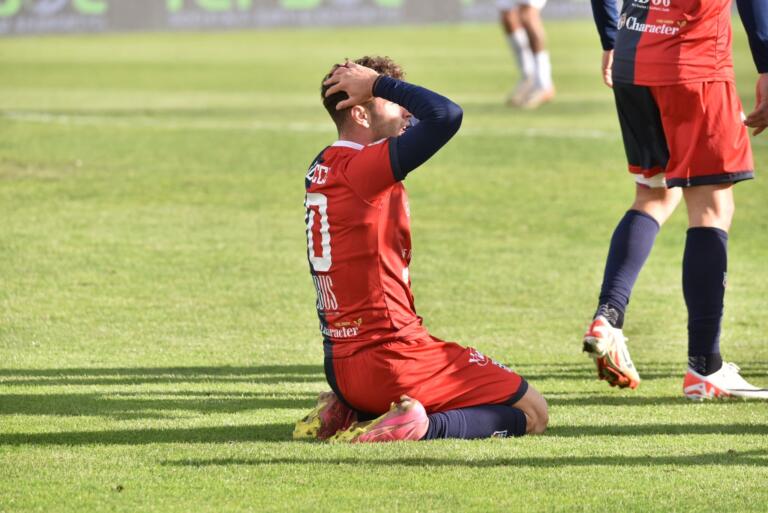 Francesco Ruocco, attaccante della Torres | Foto Alessandro Sanna