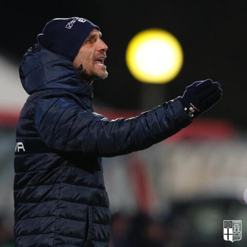 Emanuele Troise, allenatore del Rimini | Foto Facebook Rimini Football Club