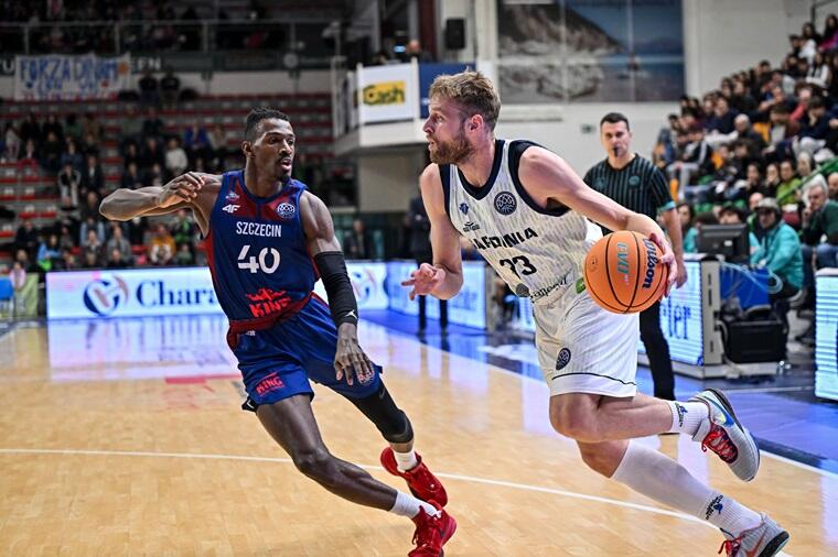 Vasilis Charalampopoulos Banco di Sardegna Dinamo Sassari | Foto Luigi Canu