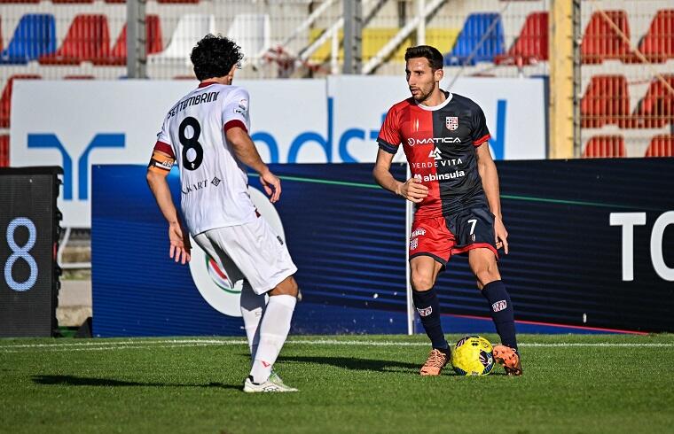 Matteo Liviero, giocatore della Torres | Foto Luigi Canu