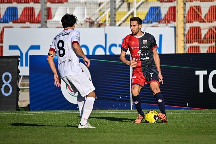 Matteo Liviero, giocatore della Torres | Foto Luigi Canu