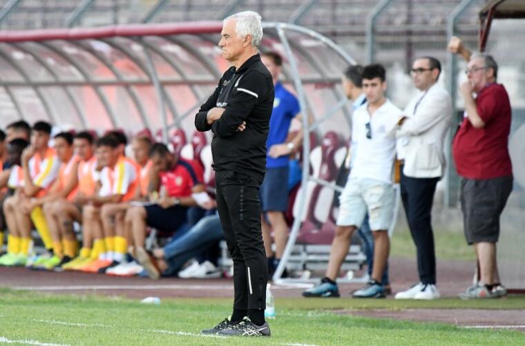 Paolo Indiani allenatore dell'Arezzo | Foto Facebook S.S. Arezzo