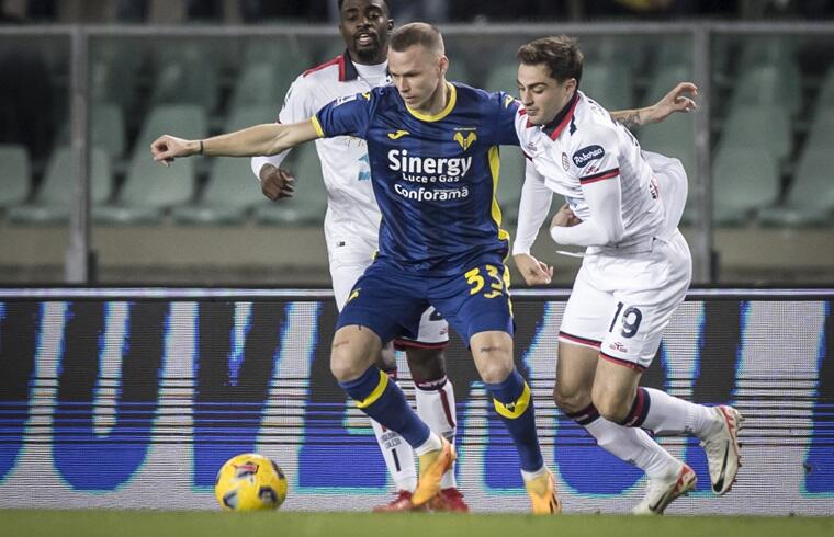 Oristanio durante Verona-Cagliari | Foto Valerio Spano