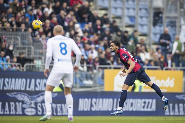 Alberto Dossena durante Cagliari-Empoli | Foto Valerio Spano