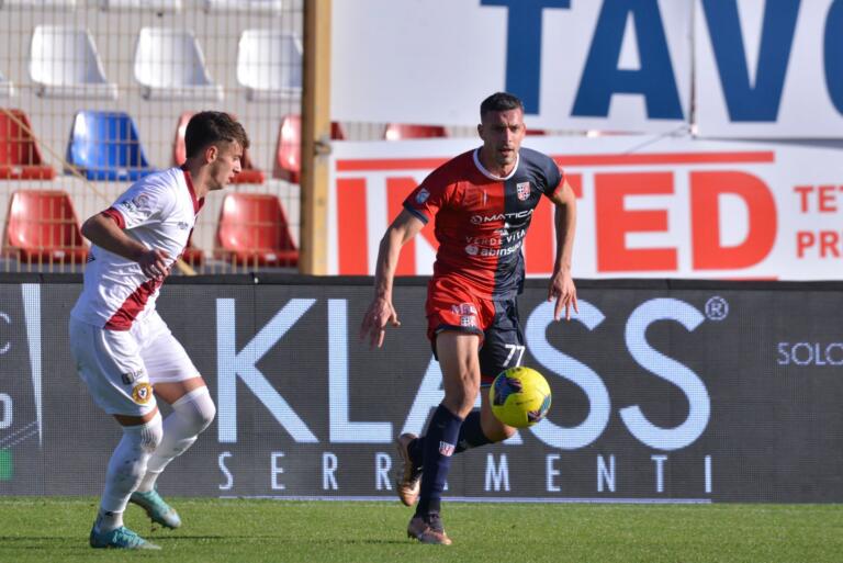 Giacomo Zecca in un momento di Torres-Arezzo | Foto Alessandro Sanna