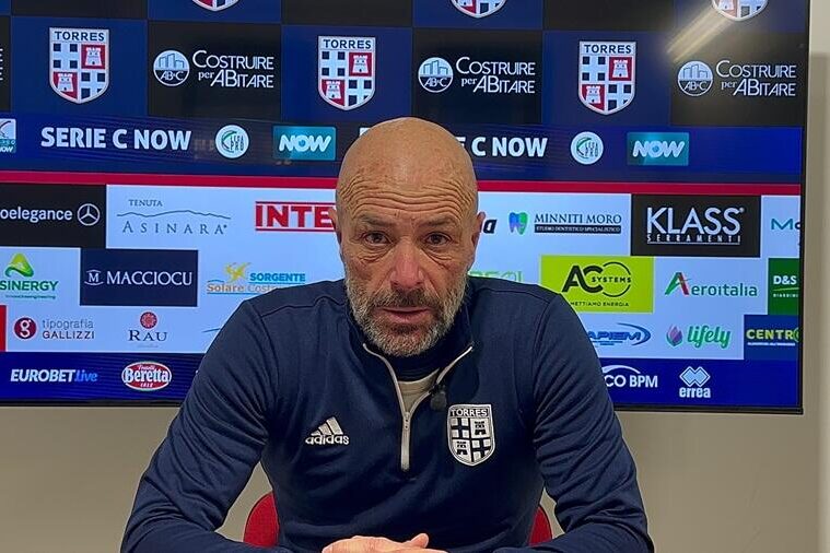 Alfonso Greco, allenatore della Torres | Foto Centotrentuno