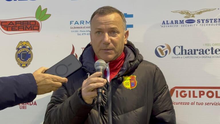 Massimiliano Paba, allenatore dell'Atletico Uri | Foto Centotrentuno