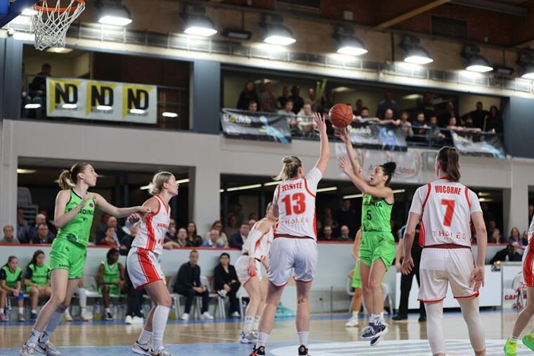 Debora Carangelo in azione durante la sfida contro il Namur Capitale | Foto FIBA