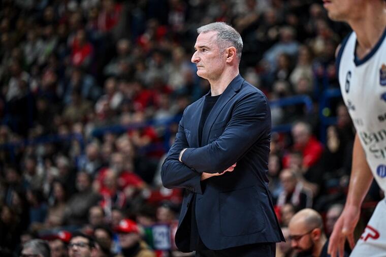 Nenad Markovic durante Olimpia Milano-Dinamo Sassari | Foto Luigi Canu