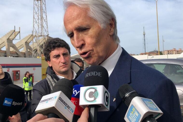 Il presidente del Coni Giovanni Malagò