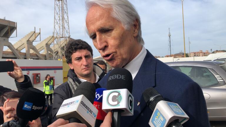 Il presidente del Coni Giovanni Malagò