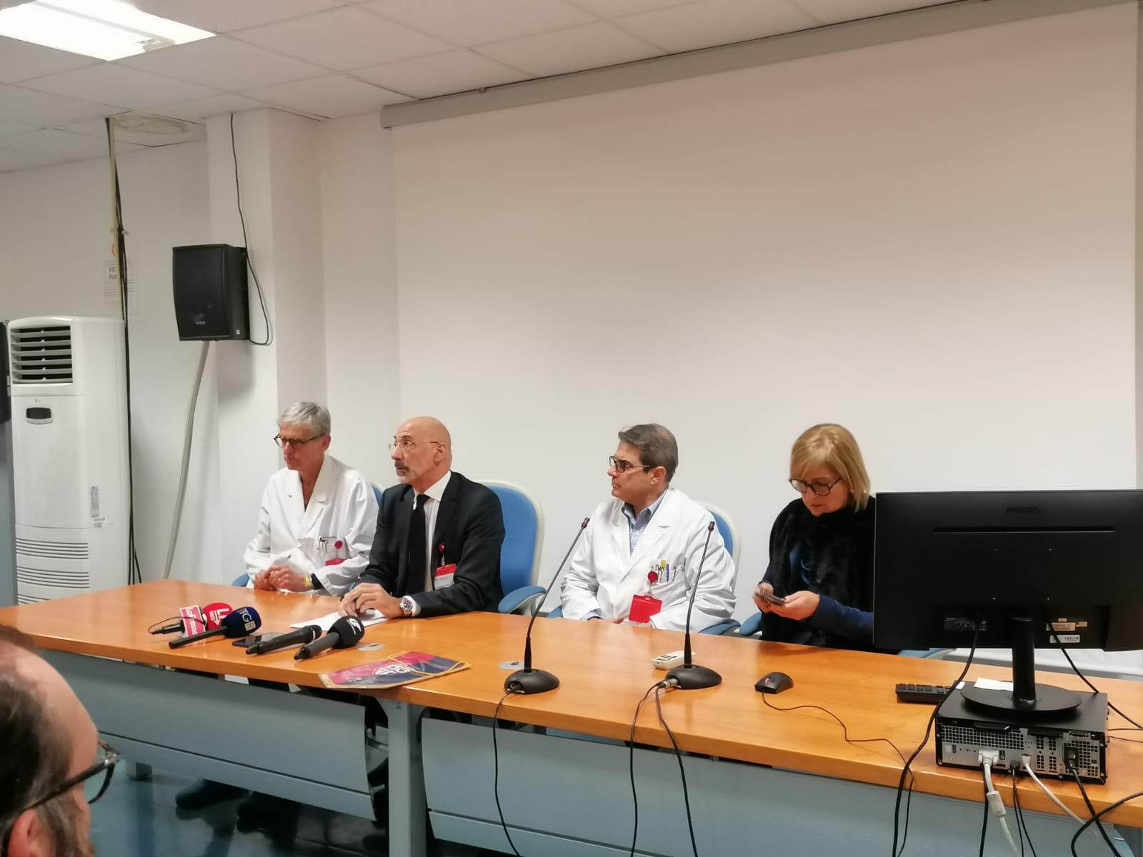 La conferenza stampa dei medici del Brotzu in seguito alla scomparsa di Gigi Riva