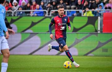 Gianluca Gaetano durante Cagliari-Lazio | Foto Luigi Canu