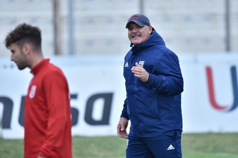 Tore Pinna, preparatore dei portieri della Torres | Foto Alessandro Sanna