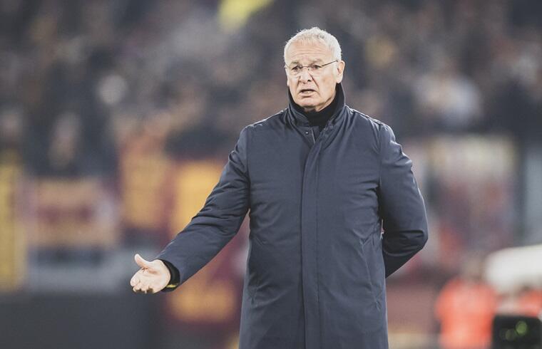 Claudio Ranieri durante Roma-Cagliari | Foto Valerio Spano