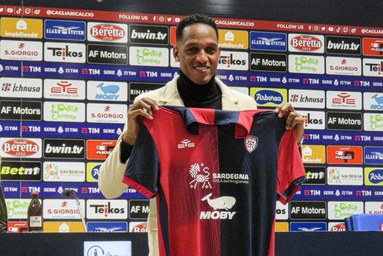 Yerry Mina durante la conferenza stampa di presentazione | Foto Centotrentuno