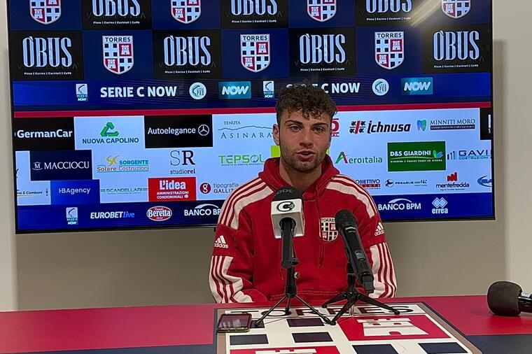 Francesco Ruocco, giocatore della Torres