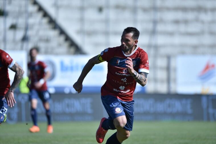 Luigi Scotto durante Torres-Cesena | Foto Alessandro Sanna