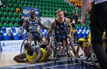 Hyeres Handi Basket - Dinamo Lab Banco di Sardegna Sassari IWBF Europe Eurocup2 Group A 2023-2024 Sassari, 27/04/2024 Foto Luigi Canu