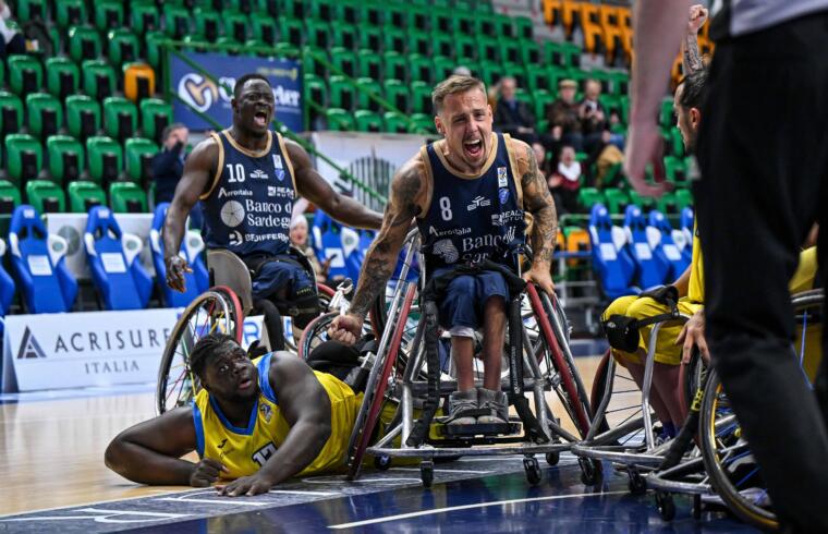 Hyeres Handi Basket - Dinamo Lab Banco di Sardegna Sassari IWBF Europe Eurocup2 Group A 2023-2024 Sassari, 27/04/2024 Foto Luigi Canu