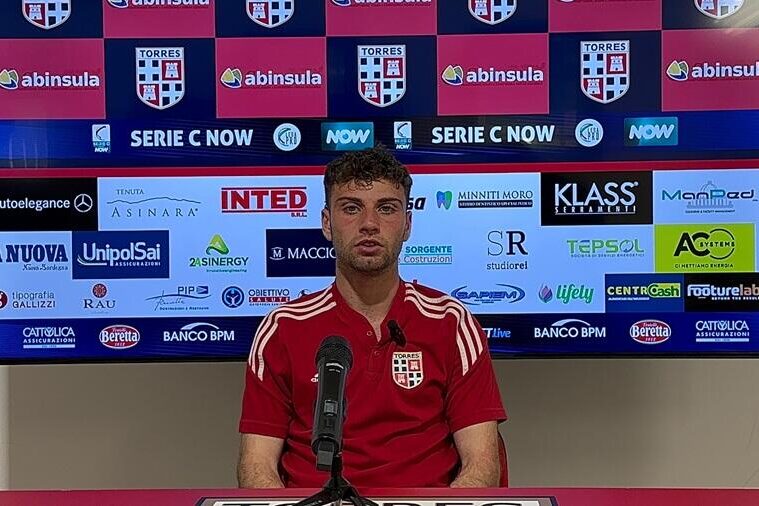 Francesco Ruocco, giocatore della Torres