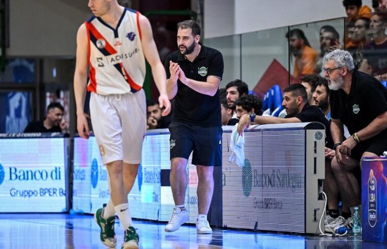 Gabriele Piras, coach Sennori | Foto Luigi Canu