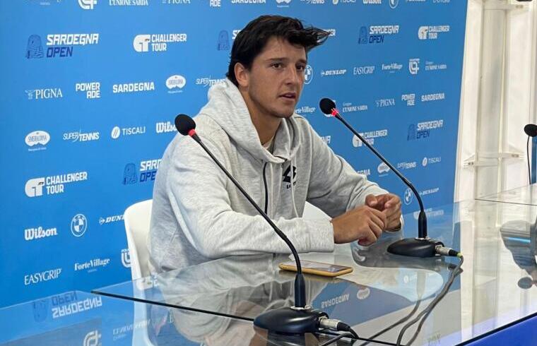 Luciano Darderi in conferenza stampa | Foto Centotrentuno