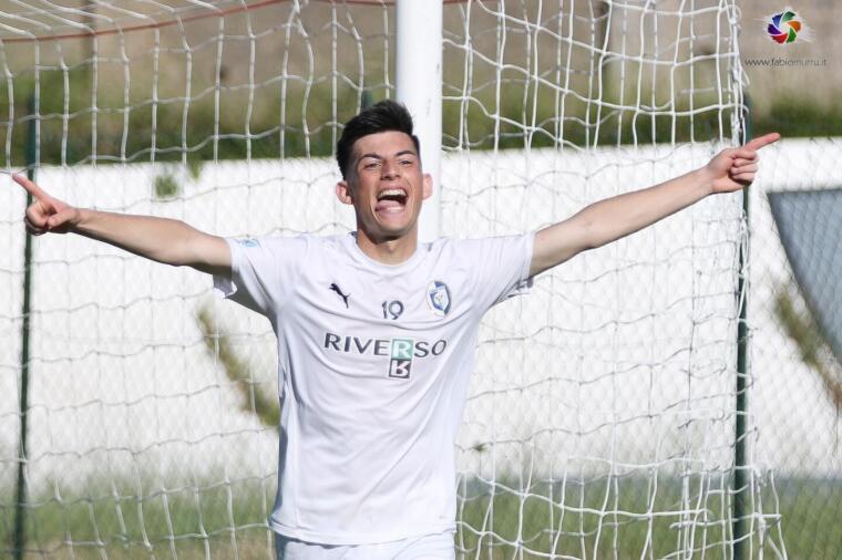 Lorenzo Basciu, attaccante del Carbonia | Foto Facebook Carbonia Calcio