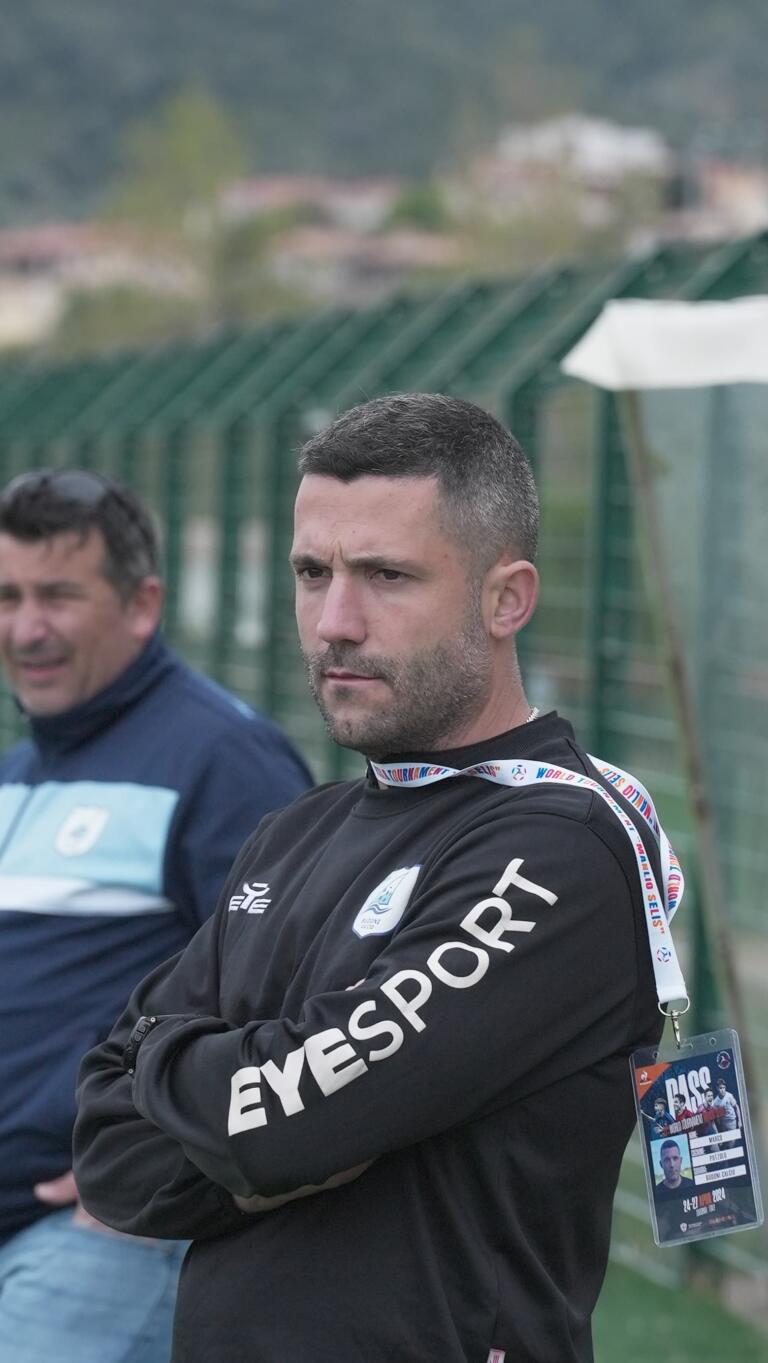 Marco Putzolu, allenatore dei Pulcini del Budoni | Foto Andrea De Stefano