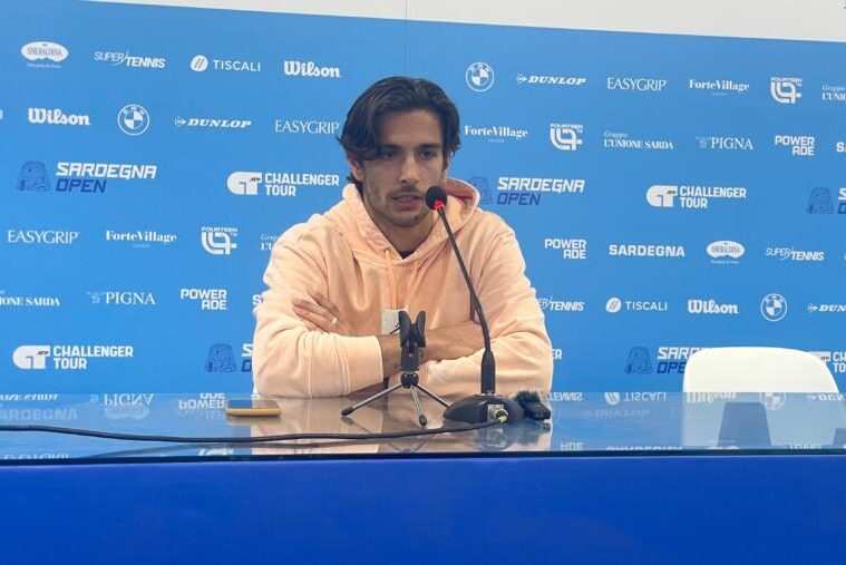 Lorenzo Musetti in conferenza stampa | Foto Centotrentuno