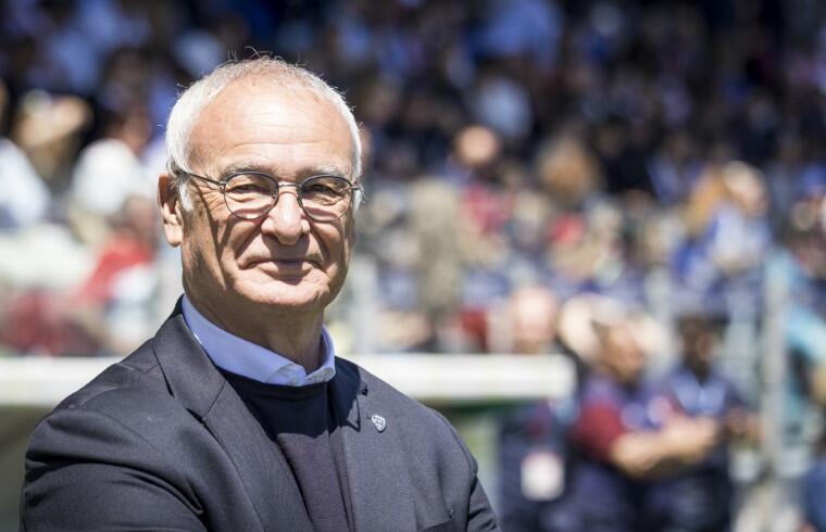 Claudio Ranieri durante Cagliari-Lecce | Foto Valerio Spano