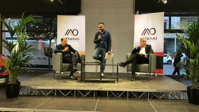 Nereo Bonato e Pierluigi Carta, rispettivamente direttore sportivo del Cagliari e direttore sportivo del Settore Giovanile del Cagiari